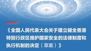 《全国人民代表大会关于建立健全香港特别行政区维护国家安全的法律制度和执行机制-文章详情-桐乡网