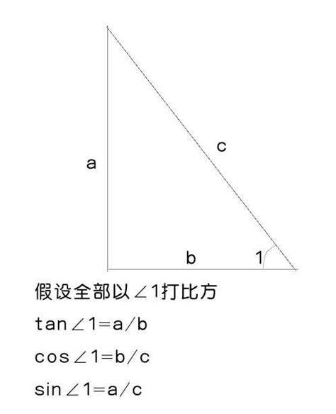 三角函数cos图解图片