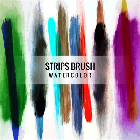 Abstract colorful watercolor stroke background vector 249397 Vector Art ...