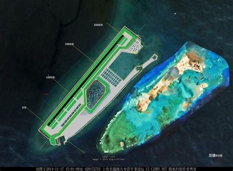 中国南海华阳礁正在进行填海造岛作业 - 海洋财富网
