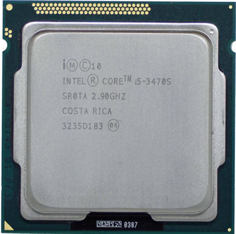 Intel Core i5 3470S - Core i5 3rd Gen Ivy Bridge Quad-Core 2.9 GHz LGA ...