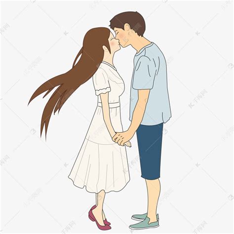 接吻情侣图片(2)_配图网