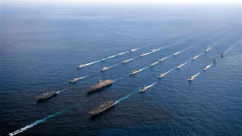 美日澳三国联合军演声势浩大 中国一舰船闪现抢尽风头 - 知乎