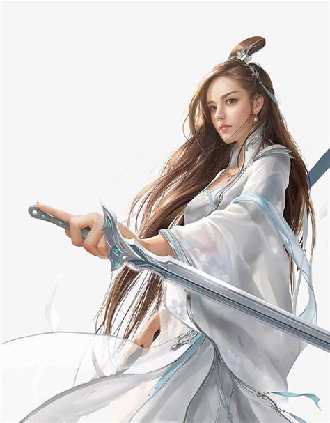 小说古代拿剑女高清素材 古代 女 小说 拿剑 元素 免抠png 设计图片 免费下载