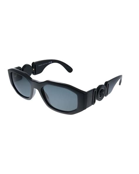 Versace Ve 4361 536087 Geometric Sunglasses in Black | Lyst