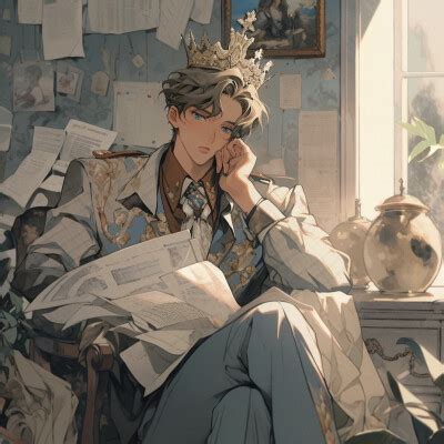 非主流头像皇冠男生