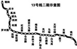 广州地铁13号线二期线路图及站点（2021最新版）- 广州本地宝