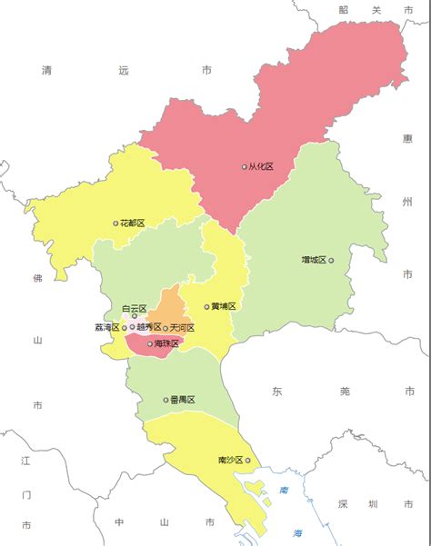 广州市区地形图,_大山谷图库