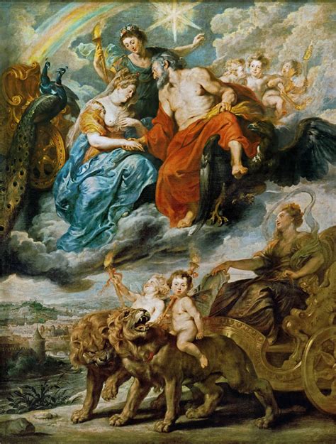 ·保罗·鲁本斯（ Peter Paul Rubens）-(天后赫拉)（209）彼得高清油画大图下载-著名艺术家代表作-名画作品赏析类别绘画 ...