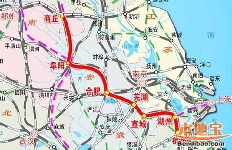 商合杭高铁线路图（2022年商合杭高铁最新消息） - 生活 - 布条百科