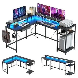 L Shaped Gaming Desk 68" - On Sale - Bed Bath & Beyond - 38369751