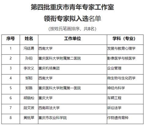 重庆市青年专家工作室领衔专家（2021.12） - 课题组新闻 - 重庆大学车辆动力系统团队