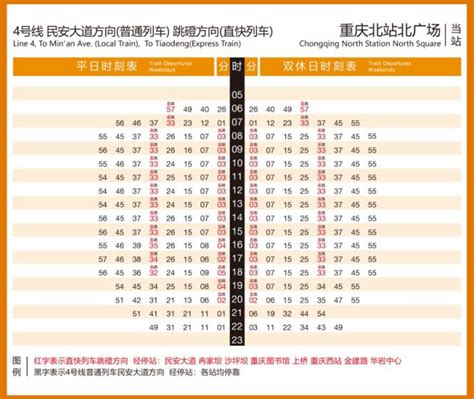 2023重庆轨道交通最新运营时刻表 (附首末班车时间)-重庆交通政策