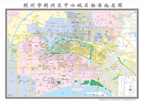 (荆州市荆州区中心城区标准地名图)
