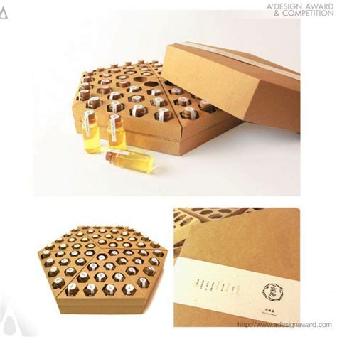 创意蜂巢蜂蜜包装设计欣赏，创新包装设计作品欣赏-优概念