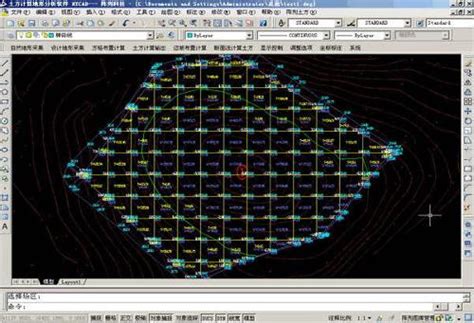 CAD土方软件学习教程：方格网法土方计算公式及过程导出EXCEL