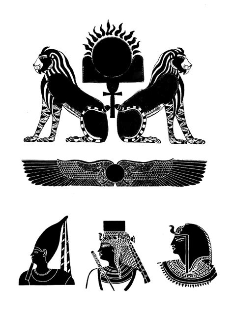 古埃及艺术图案纹理 设计图__背景底纹_底纹边框_设计图库_昵图网nipic.com
