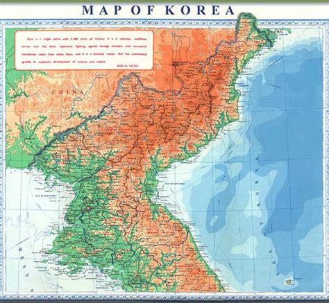 朝鲜地图高清版大图_朝鲜地形图高清版大图 - 随意云