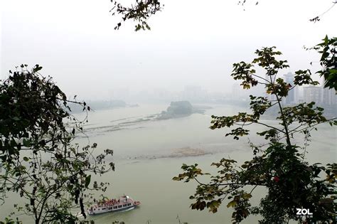 周末随拍129——雾中的岷江、青衣江、大渡河三江汇合处-中关村在线摄影论坛