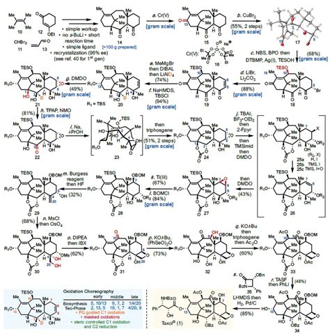 Baran课题组总结两相法全合成紫杉醇-前衍化学网