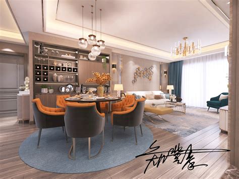 现代简约三居室164.3平米7万-上林世家装修案例-北京房天下家居装修网