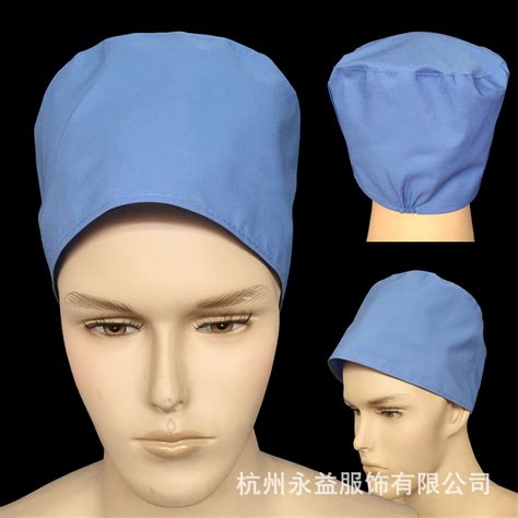 一次性医生帽加厚无纺布帽子口腔医生护士手术圆帽防油烟防尘头套-阿里巴巴