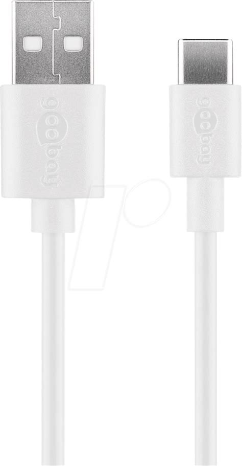 GOOBAY 44987: Dual USB charger, 5 V, 2.4 A, USB-C, white at reichelt ...