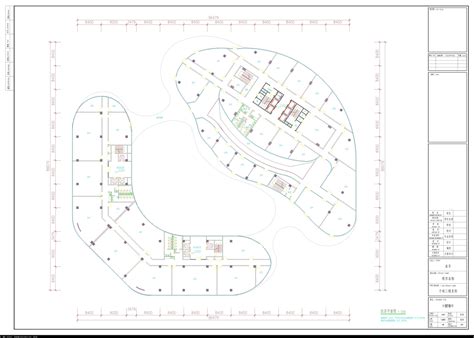 保定市第一中心医院建筑设计CAD施工平面图_医疗建筑_土木在线
