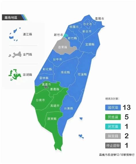 台湾县市议长选举结果出炉，民进党输得更惨了