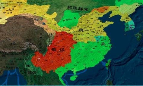 诸葛亮北伐路线图图片