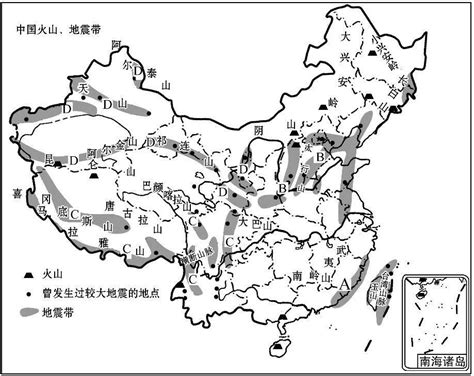 中国地震带分布图超清,山东带分布图超清,安徽带清晰分布图_大山谷图库