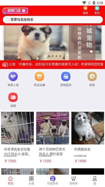 宠物交易商城案例 - 广州红匣子信息技术有限公司