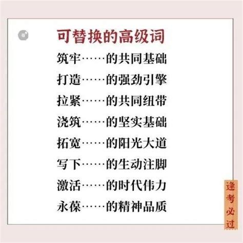 初中语文 | 《人民日报》常用高级词汇、句式，记下来可以直接用！_全球化_合作_文化