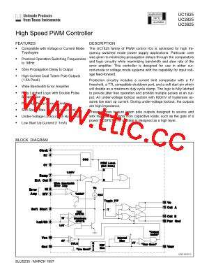 UC3825 数据手册 稳压芯片 - 百芯EMA