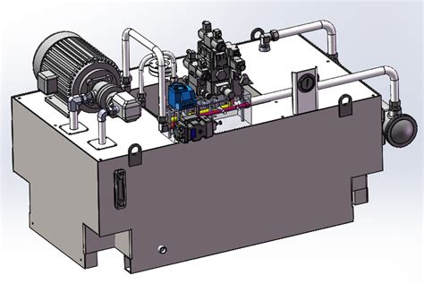定制非标伺服液压系统自动化设备PLC液压系统液压动力单元液压站-阿里巴巴