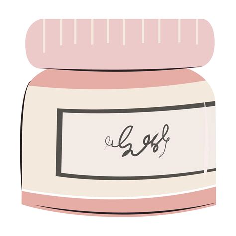 Jar of cosmetic face cream and cream for the body. Vector illustration ...