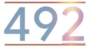 492 Number logo icon design vector image. Number logo icon design ...