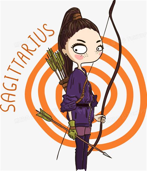 射手座头像甜美女生动漫
