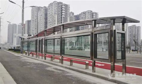 陕西省汉中市公交候车亭项目修建完工 - 候车亭 - 成都鑫泰来不锈钢工程有限责任公司