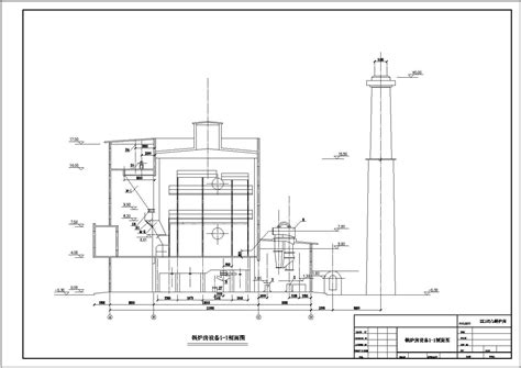 300MW电厂锅炉房及锅炉管道连接图_锅炉房设计施工图_土木在线