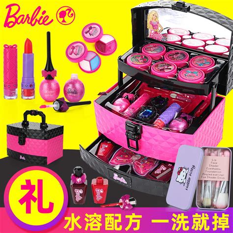 过家家儿童化妆品套装礼盒女孩公主彩妆盒演出手提箱玩具生日礼物-阿里巴巴