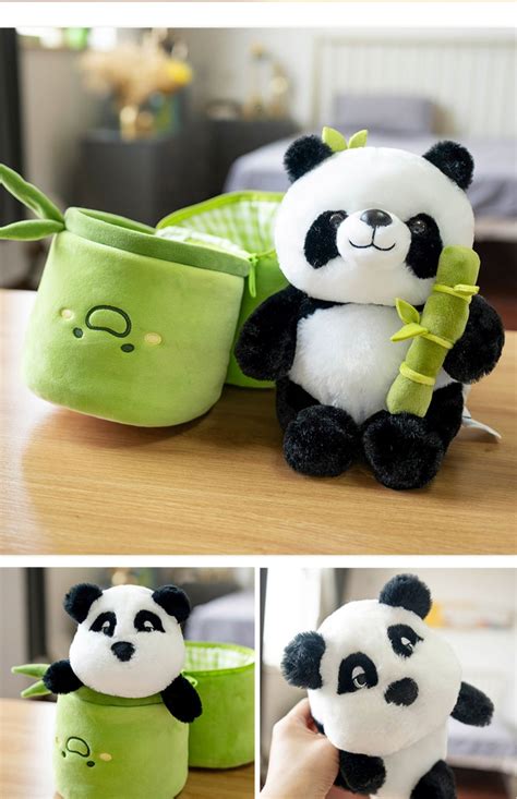 花花熊猫公仔玩偶成都大熊猫繁育基地纪念品毛绒玩具panda可爱_虎窝淘