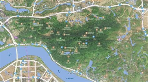 青秀山地图图片