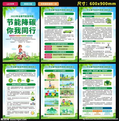 2022年节能宣传周海报,环保宣传发放的小礼品,节能_大山谷图库