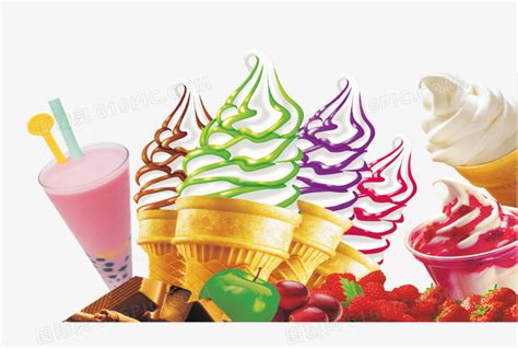 彩色冰淇淋图片免费下载_PNG素材_编号1kxi5q75m_图精灵