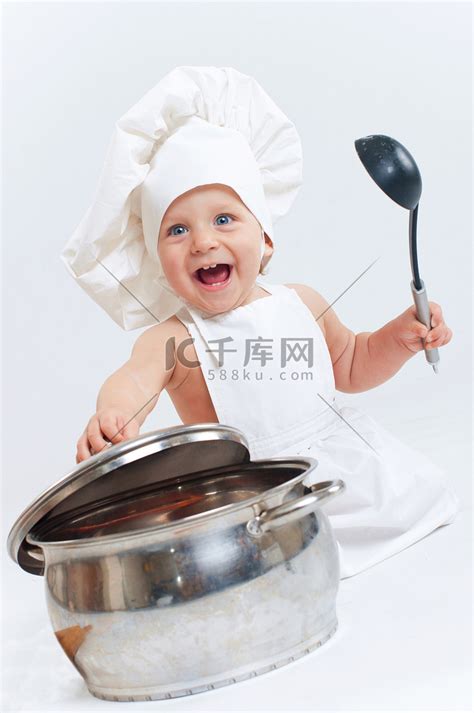 小厨师摄影图__儿童幼儿_人物图库_摄影图库_昵图网nipic.com