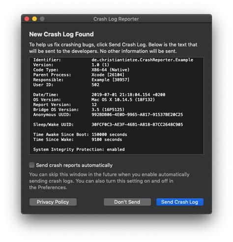 CrashReporter首页、文档和下载 - macOS 崩溃数据自动收集工具 - OSCHINA - 中文开源技术交流社区