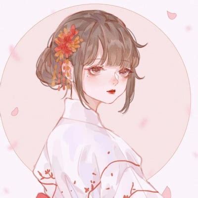 一眼惊鸿女生古风漫头像