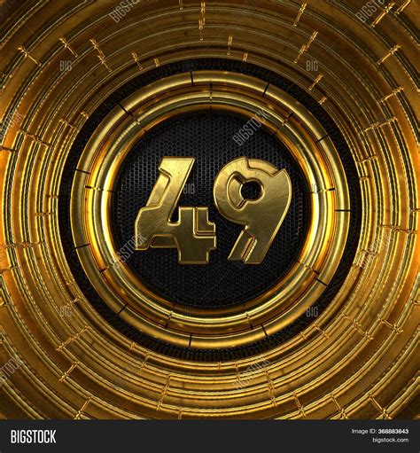 49 Png Transparent Texture Font Style Golden Type Number 49 Texture ...