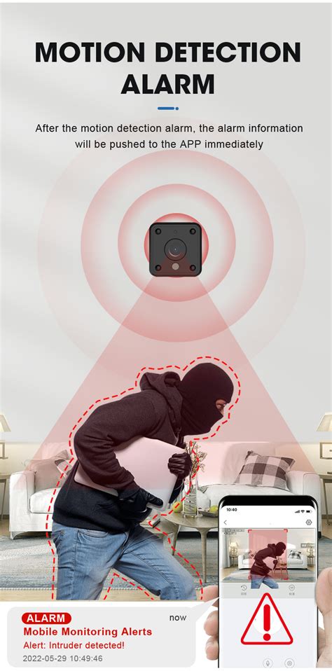 LIKEPAI Battery WIFI Camera Security CCTV Camera Night Vision Hidden ...